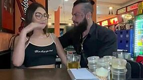 Mel Khalifa Bound In Public BDSM Deepthroat