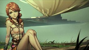 AI Generated Oerba Dia Vanille from Final Fantasy XIII