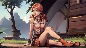 AI Generated Oerba Dia Vanille from Final Fantasy XIII