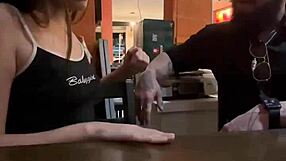 Mel Khalifa Bound In Public BDSM Deepthroat