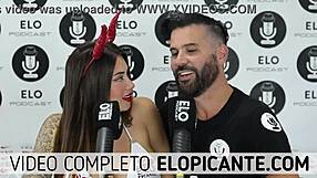 Sara Blonde Plays With Podcast Cream And Swallows It!