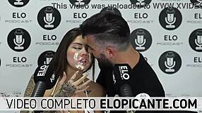 Sara Blonde Plays With Podcast Cream And Swallows It!