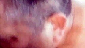 this latino dude deepthroats a black shemale's huge cock