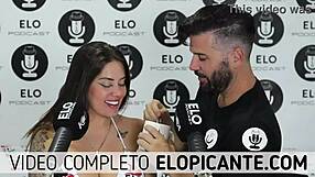 Sara Blonde Plays With Podcast Cream And Swallows It!