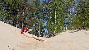 naked redhead out in public reality