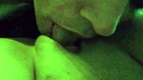 Intense pussy licking action