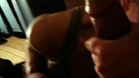 sloppy blowjob on monster cock deepthroat scene