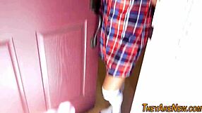 Sucking petite 18+ teen 18+ first timer gets fucked by big monster cock