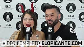 Sara Blonde Plays With Podcast Cream And Swallows It!