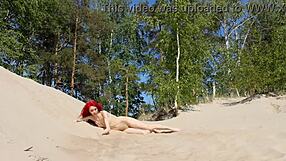 naked redhead out in public reality