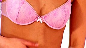 Demi A strips in sunroom, clothes ripped in wild tease