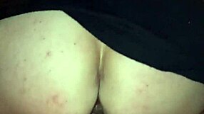 Sitting position leads to a surprising creampie finish.