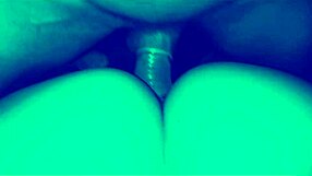 The latina woman eagerly engages in voracious doggy style sex, her pussy throbbing with pleasure