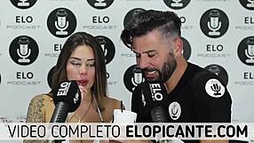 Sara Blonde Plays With Podcast Cream And Swallows It!