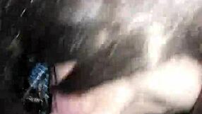 Young French Crossdresser Sucks for First Time