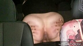 Intense outdoor car sex with BBW riding monster cock!