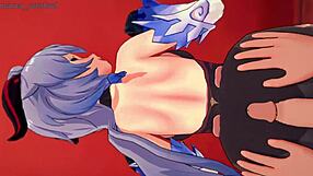 Ganyu Handjob And Boobjob Birthday Day