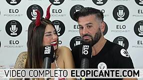 Sara Blonde Plays With Podcast Cream And Swallows It!