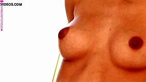 Demi A strips in sunroom, clothes ripped in wild tease