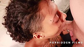 Tattooed latina takes monster cock deep