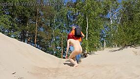 naked redhead out in public reality