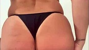 Horny Wife Tries Bikinis To Tease Friends Sending Dick Pics