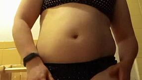 desperate urge to relieve bladder pressure in public setting