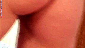 Demi A strips in sunroom, clothes ripped in wild tease