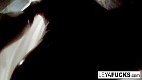 leya falcon films herself playing with pussy in steamy shower session