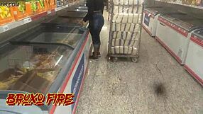 doing shopping outdoors