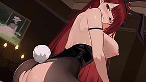 Rinhee Hindenburg riding in cowgirl position?