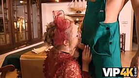 VIP4K: Cuckold Reads Newspaper While Horticulturist Satisfies My Wife in Nature.