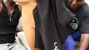 Interracial Oral Delight with African Flair