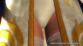 anime girls in DEAD OR ALIVE 5 ultimate flaunt SEXY ECCHI kasumi HALLOWEEN COSTUME NUDE