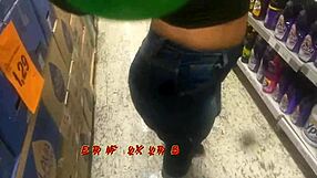 doing shopping outdoors