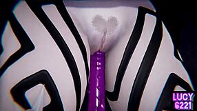 Black Magic Girl Sucks Monster Cock With Big Tits