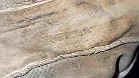 The dirty panties left by the emo neighbor