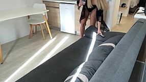 I drove my son's friend wild with my big cock before the pool party