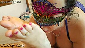 Stepsisters put on a feet worship show for the lucky guy.