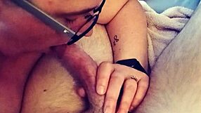 Tashanic Gives Ace Long Deepthroat Blowjob