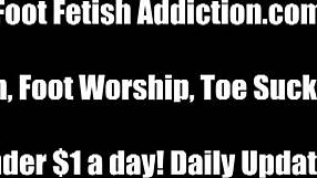 Suck My On Cute Little 18+ Pink Toes One By One