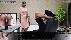 Big tits racing at cartoon milf plays naughty pranks