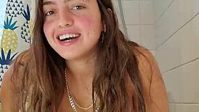 Area51freak gets caught squirting hard by flatmate during outdoor masturbation.