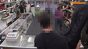 Hot Brunette Babe Gets Drilled Hard by Pawn Dude in Hidden Cam Action