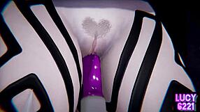 Black Magic Girl Sucks Monster Cock With Big Tits