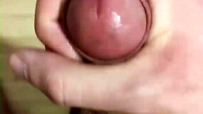 Young Amateur Boldly Masturbates Cock During Solo Massage