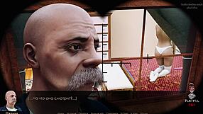 Big tits racing at cartoon milf plays naughty pranks