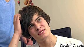 Young homo rides gay stud's dick?