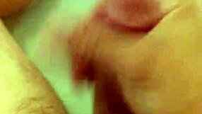 bisexual jerking in bathtub