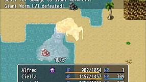 while i work, my friends tease the guy who likes big tits